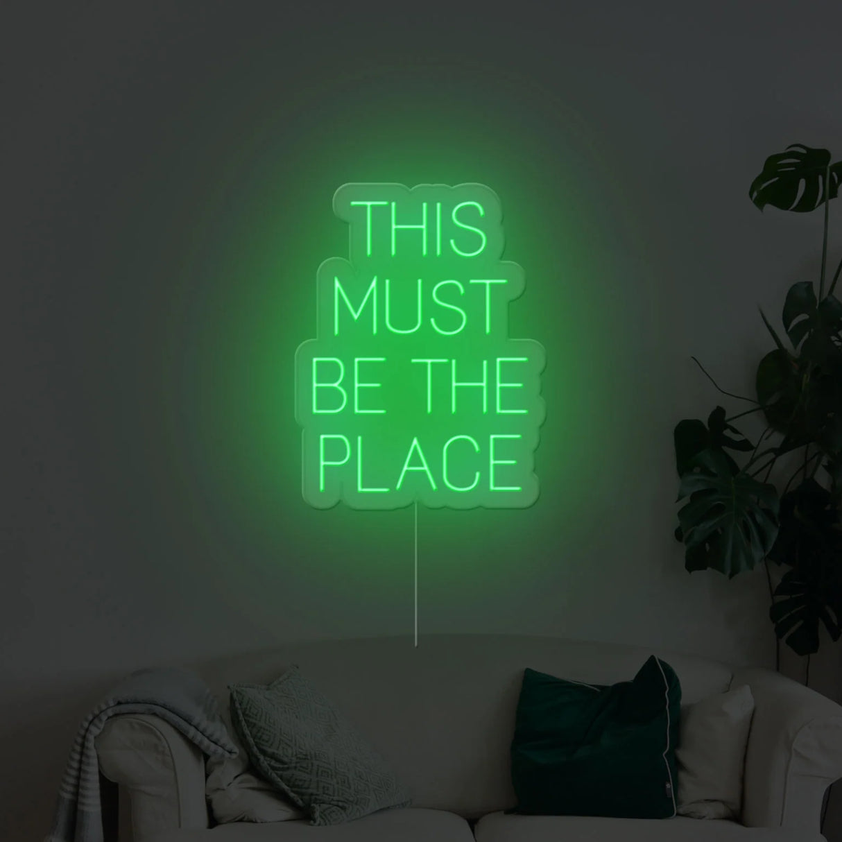 This Must Be The Place Neon Sign