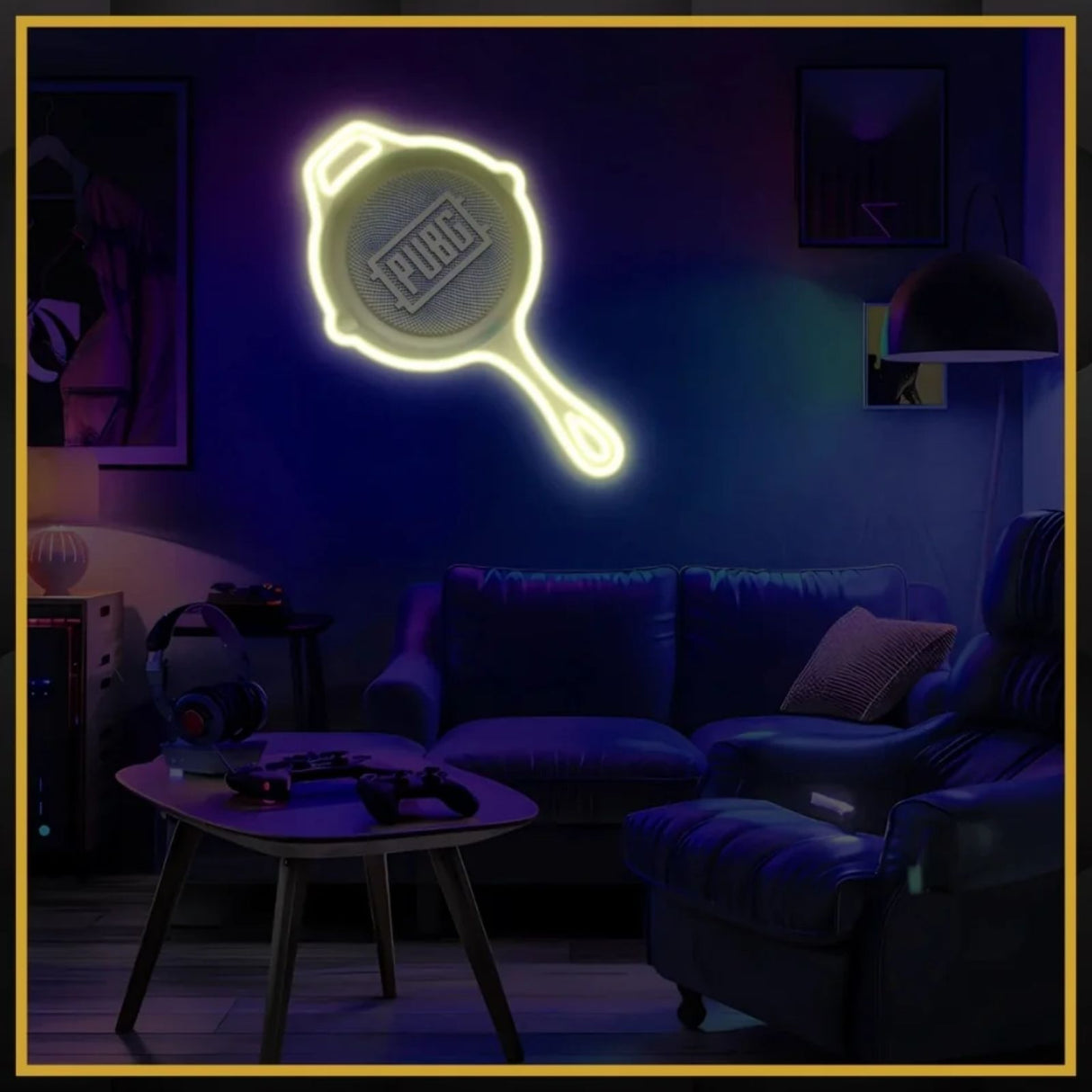 PUBG Frying Pan Neon Sign