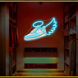 Angel Wing Shoe UV Neon Sign