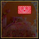 PPG Heart UV Neon Sign