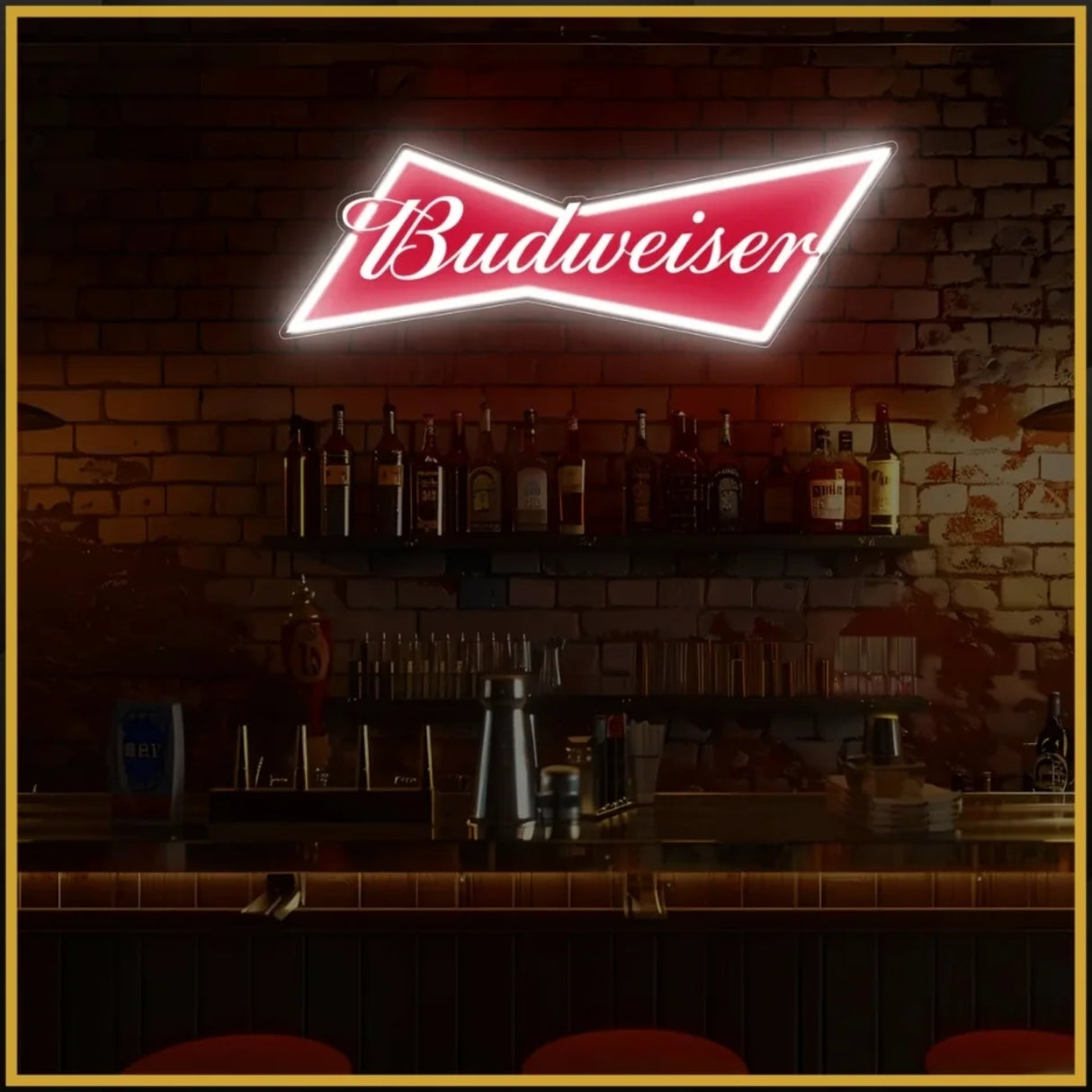 Budweiser UV Neon Sign