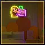 Rapunzel UV Neon Sign