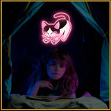 Cat UV Neon Sign