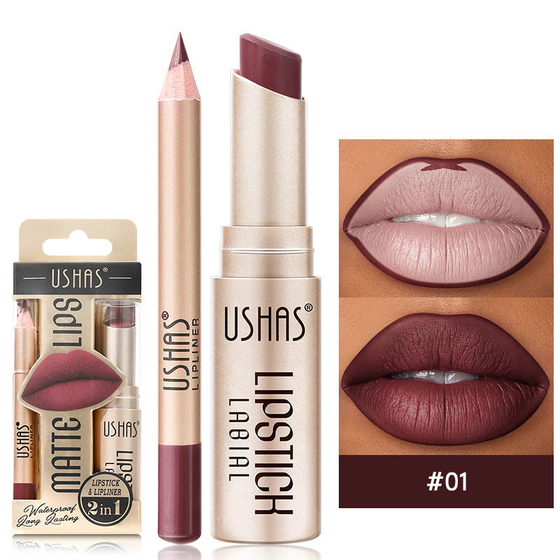 Matte Stain-free Cup Long Lasting Waterproof Nude Lipstick