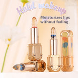 Women's Jelly Warm Flower Square Tube Lipstick