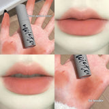 Matte Finish Velvet Non-fading White Smoked Lip Lacquer