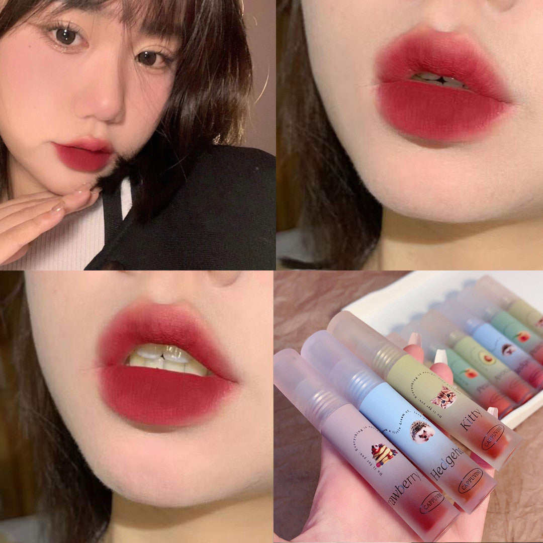 Women's Fashion Matte Flat Lipstick Glaze