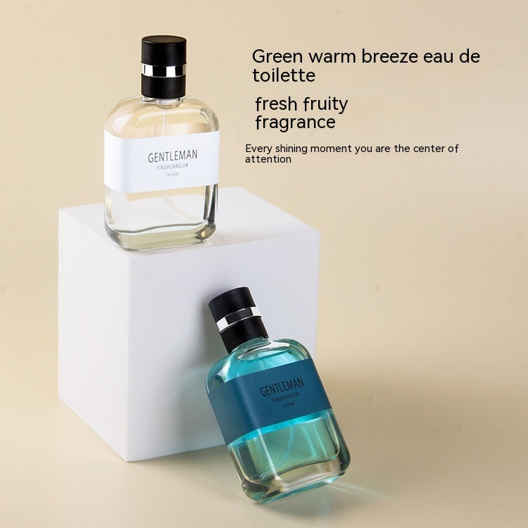 Green Quiet Warm Style Cologne Men's Perfume Blue Long-lasting Light Perfume