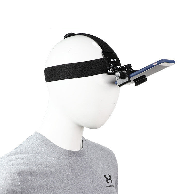 Head Fixed Head-Mounted Mobile Phone Holder First-View Camera Phone Holder