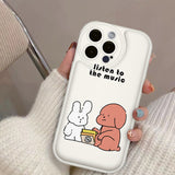 Silicone Fashion Print Phone Case Cover