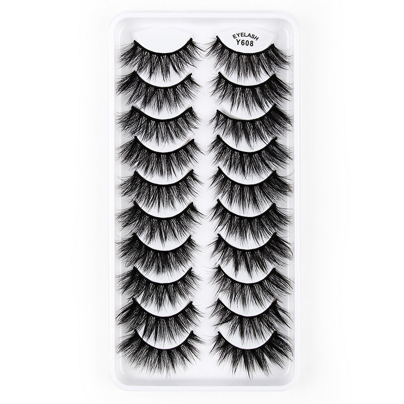 3D European And American Cat Eye False Eyelashes Are Naturally Thick And Fluffy