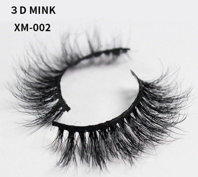 New 3 Pairs Natural False Eyelashes Long Makeup 3D Mink Lash Eyelash Extension Lashes For Beauty