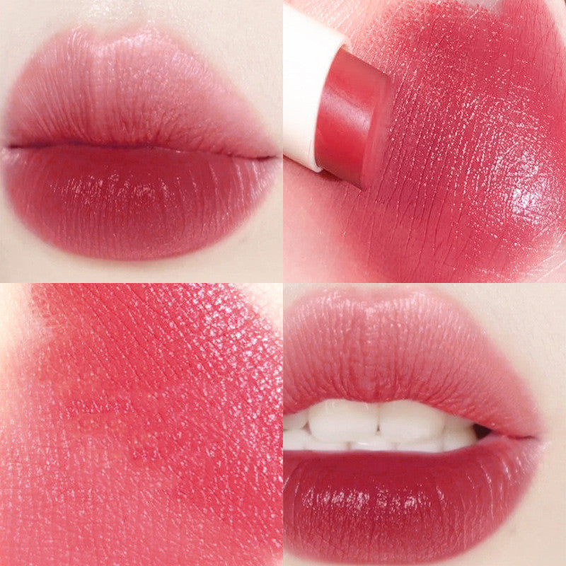 Lipstick Apricot Orange Square Rod Texture Is Clear And Moisturizing Colored And Waterproof