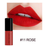 12 color durable waterproof non stick cup lip color Matte Lip Glaze lipstick sample