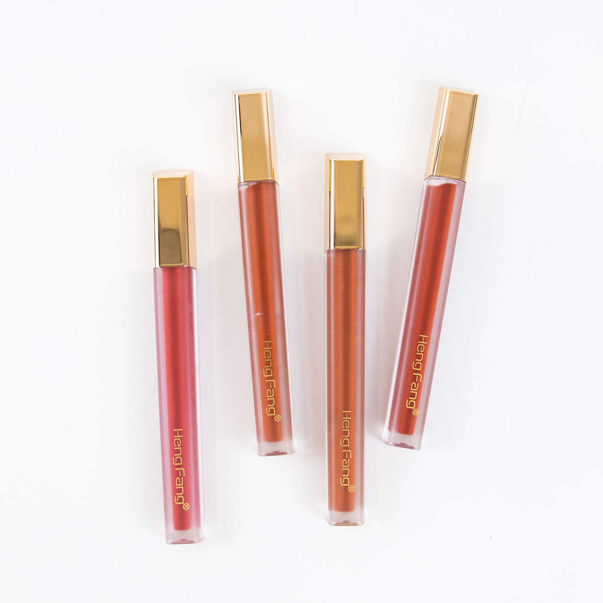 Toffee Golden Satin Velvet Matte Lip Glaze Lip Gloss Easy To Wear