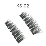 3D double magnet false eyelashes 24P double magnet false Mascara free magnetic false eyelash double magnet eyelashes