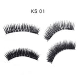 3D double magnet false eyelashes 24P double magnet false Mascara free magnetic false eyelash double magnet eyelashes