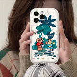 Silicone Fashion Print Phone Case Cover