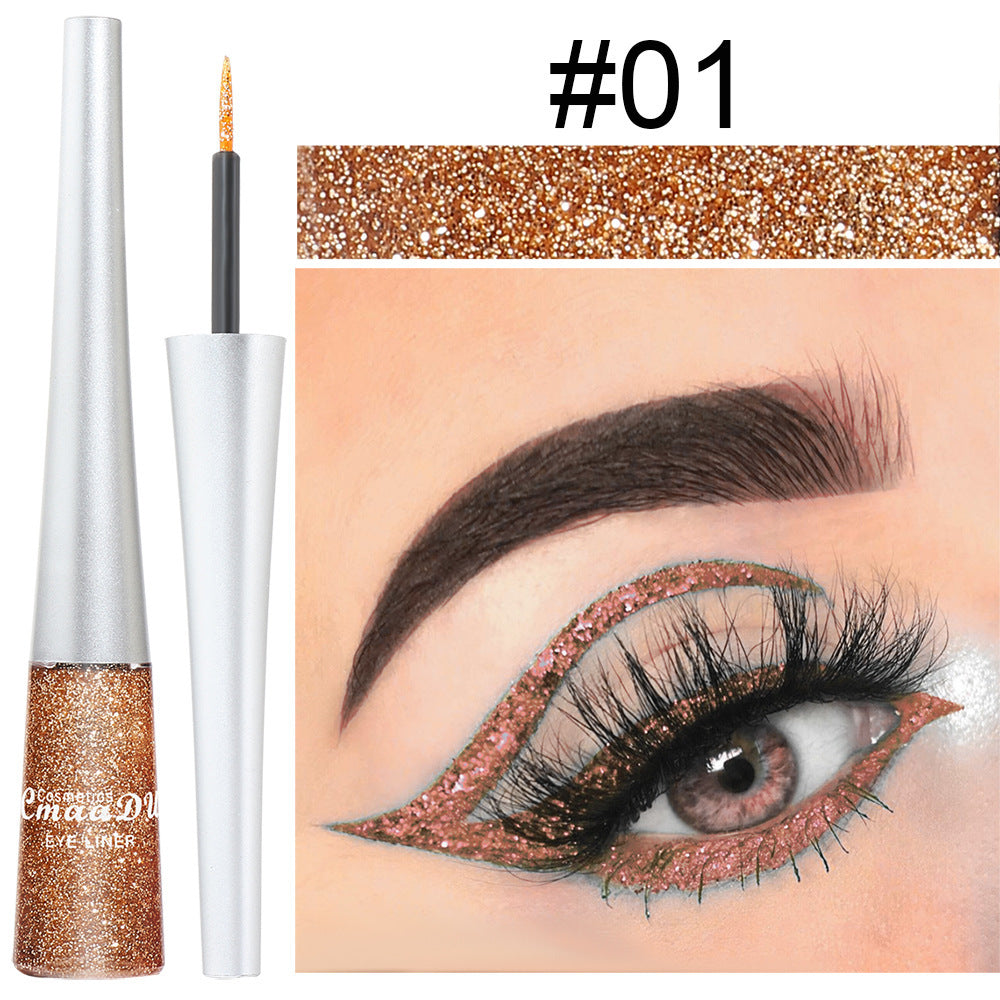 Glitter Glitter Gold Scallion Powder Eyeliner Liquid