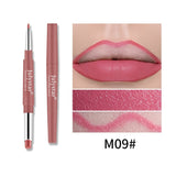 Double-headed Lipstick Lip Liner Does Not Fade No Stain On Cup