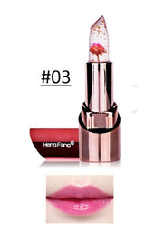 Gold leaf flower jelly temperature change lipstick