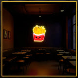 Fries UV Neon Sign