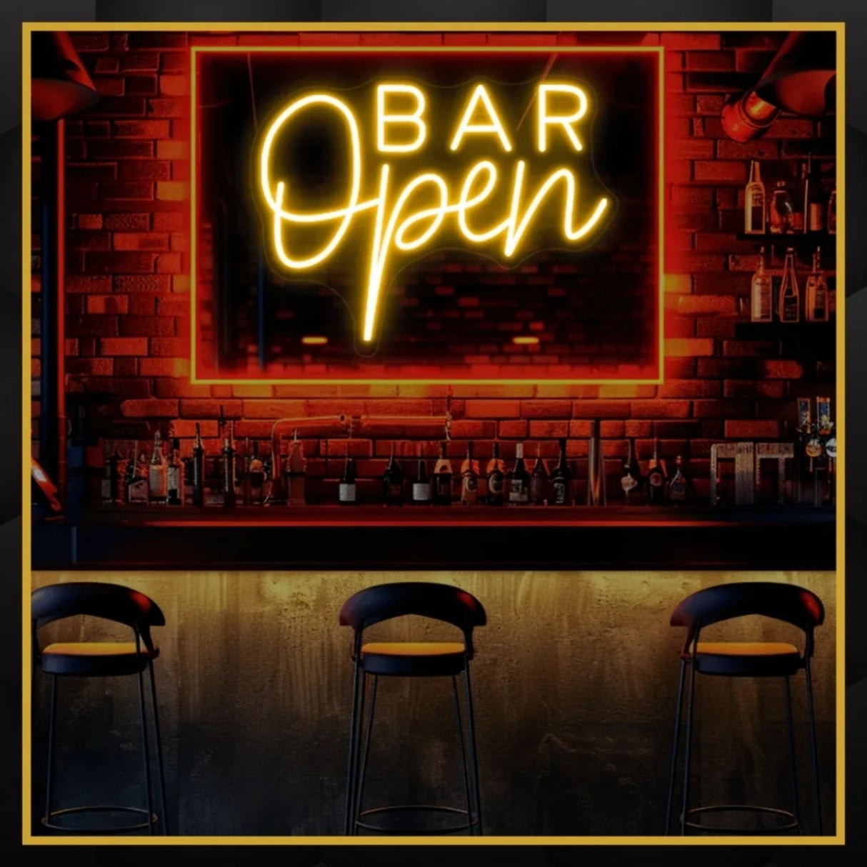 Open Bar Neon Sign