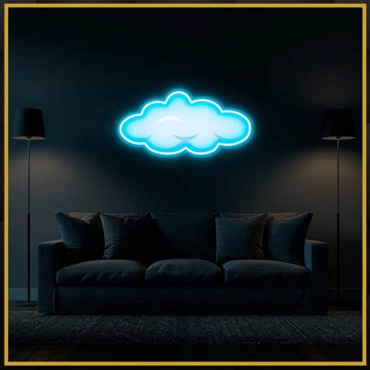 Cloud UV Neon Sign