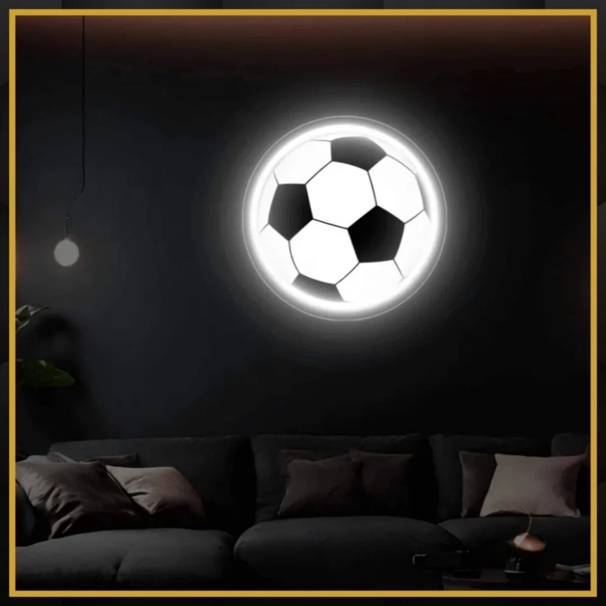 Football UV Neon Sign