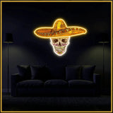 Mexican Calavera Skull UV Sign