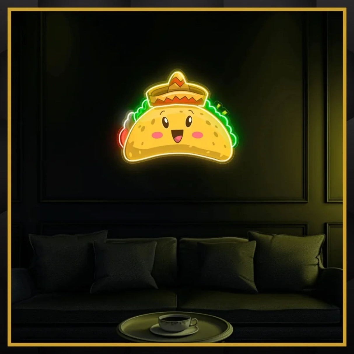 Tacos UV Neon Sign