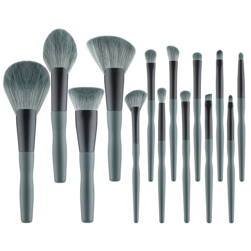 New 14 Banana Makeup Brushes Suit