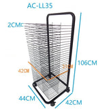 Single-sided Art Classroom Airing Easel Art Supplies Metal Easel