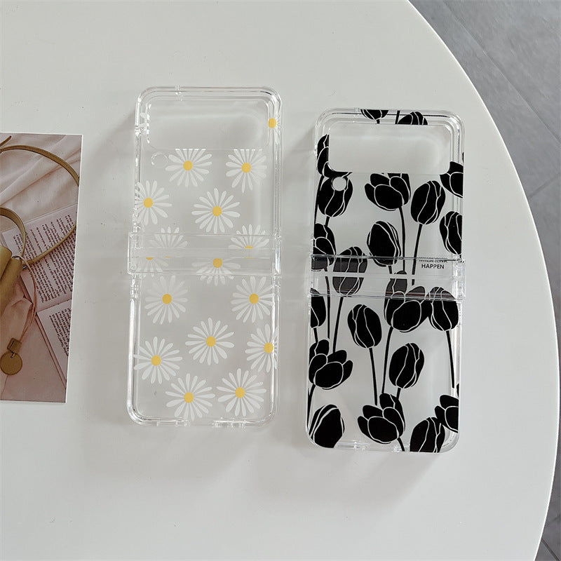 Flower Folding Screen Phone Case Protector