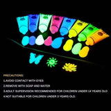 Bar Nightclub Halloween Face Color 8-color Luminous Body Paint Pigment