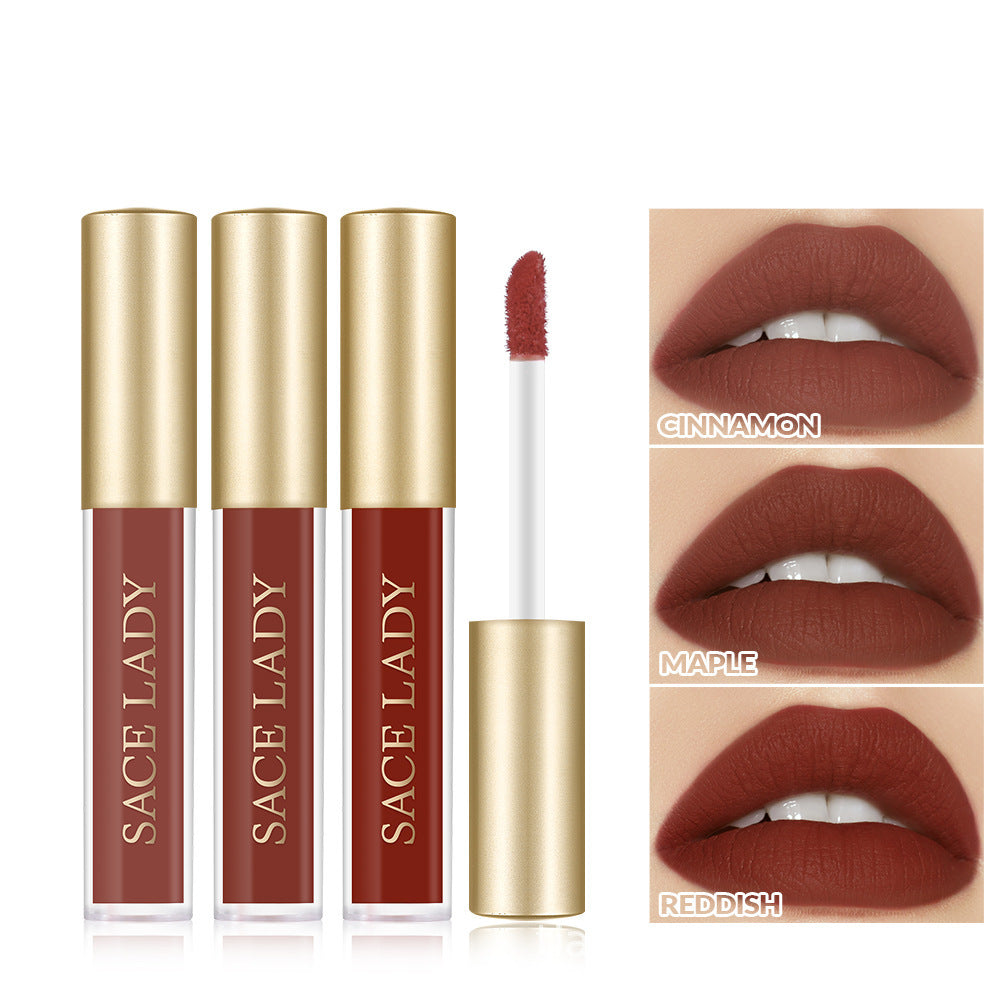 Velvet Matte Waterproof Non-Stick Lip Glaze Set