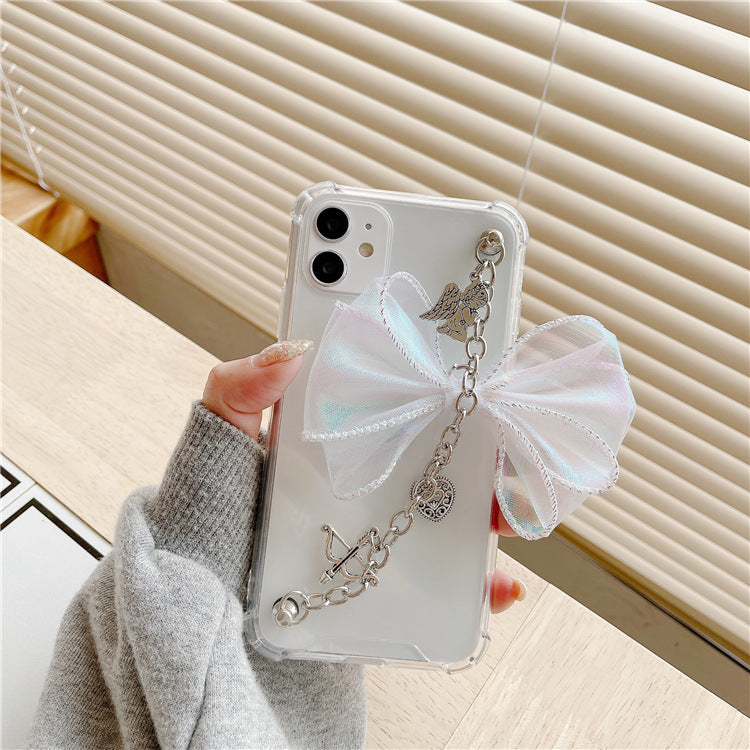 Laser Butterfly Chain Phone Case Cover