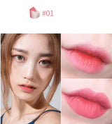 Three-dimensional two-color V-shaped lipstick