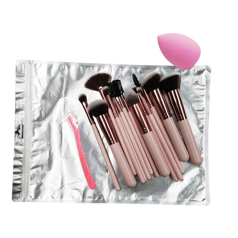 16 Makeup Brushes Suit Portable For Beginners