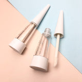 White Lip Gloss Tube 4ml Custom Logo Plastic Lip Gloss