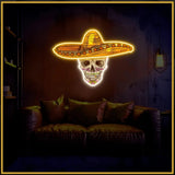 Mexican Calavera Skull UV Sign