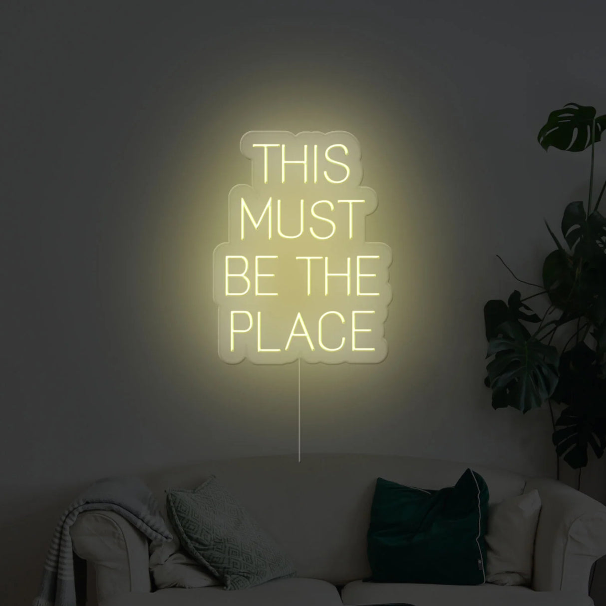 This Must Be The Place Neon Sign