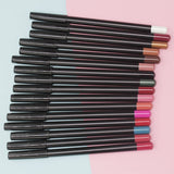 Lip Liner 3 In 1 Multifunctional Eyeliner Eyebrow Line 21 Color Wood