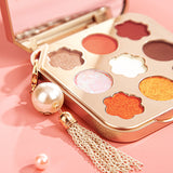 Nine Colors Matte Pearlescent Waterproof Long Lasting Star Bright Diamond Eyeshadow Palette