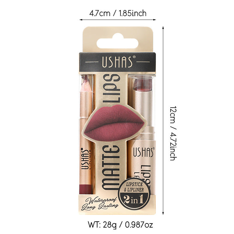 Matte Stain-free Cup Long Lasting Waterproof Nude Lipstick