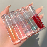 Three Per Package Transparent Water Light Lip Gloss Pearlescent Lip Lacquer Glass Lip Moisturizing And Nourishing Natural Jelly Color