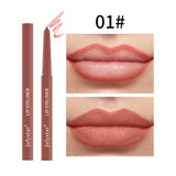 Waterproof Sweatproof Fadeless Automatic Lip Liner European And American Matte Multicolor