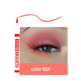 Ladies Fashion 6 Colors Matte Quick Dry Liquid Eyeliner