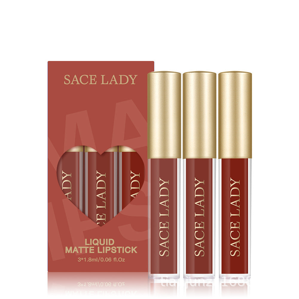 Velvet Matte Waterproof Non-Stick Lip Glaze Set