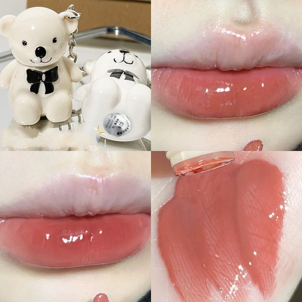 Shuiliang Mirror Face Little Bear Paradise Lip Gel